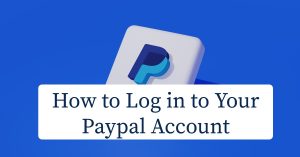 How to log in to your Paypal account