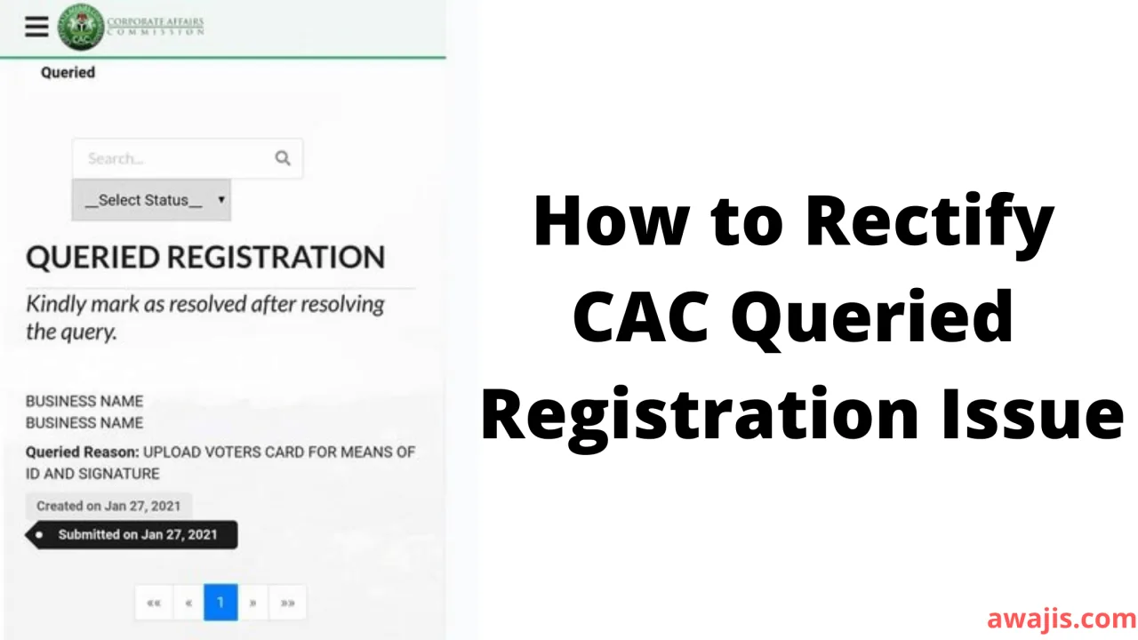 How to Rectify CAC Queried Registration Issue | Complete Guide