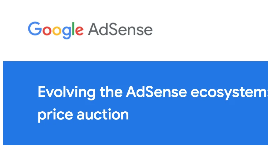 Adsense First Price Auction