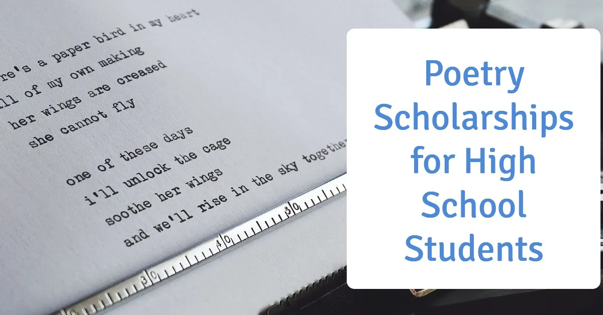 Best Poetry Scholarships for High School Students