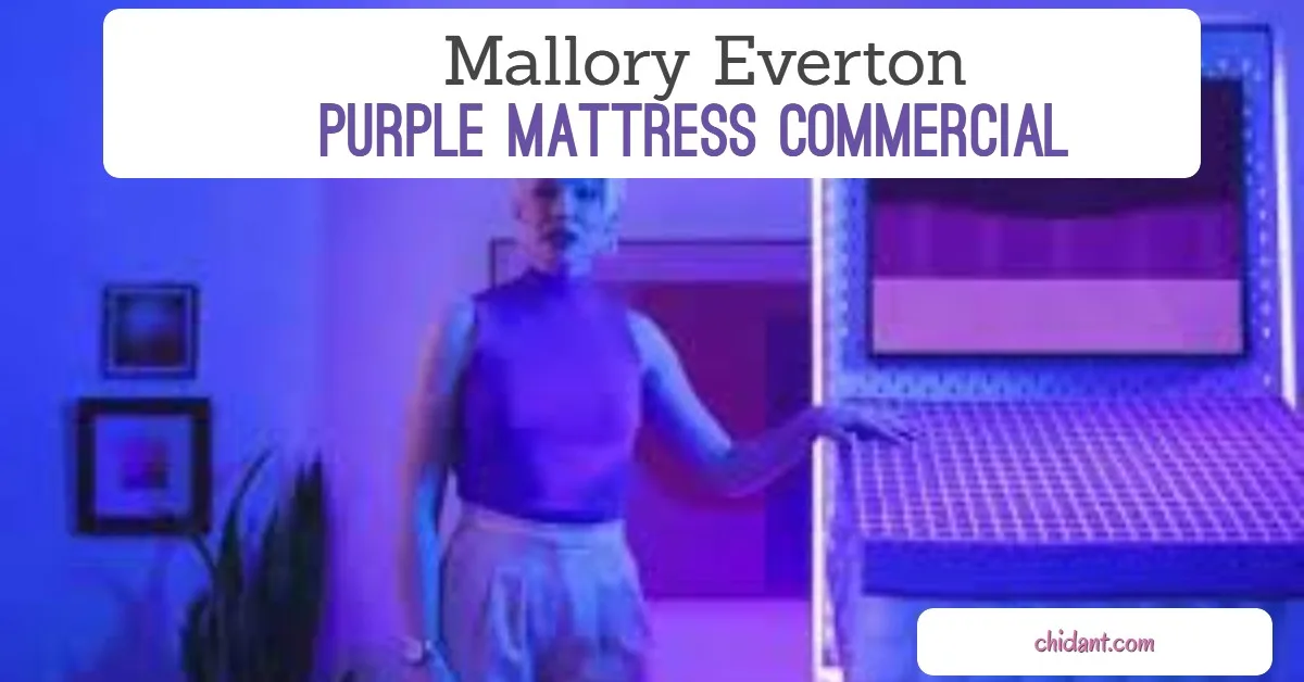 Who is the Woman in the Purple Mattress Commercial?