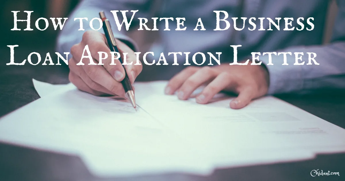 How to Write a Business Loan Application Letter [with Sample]