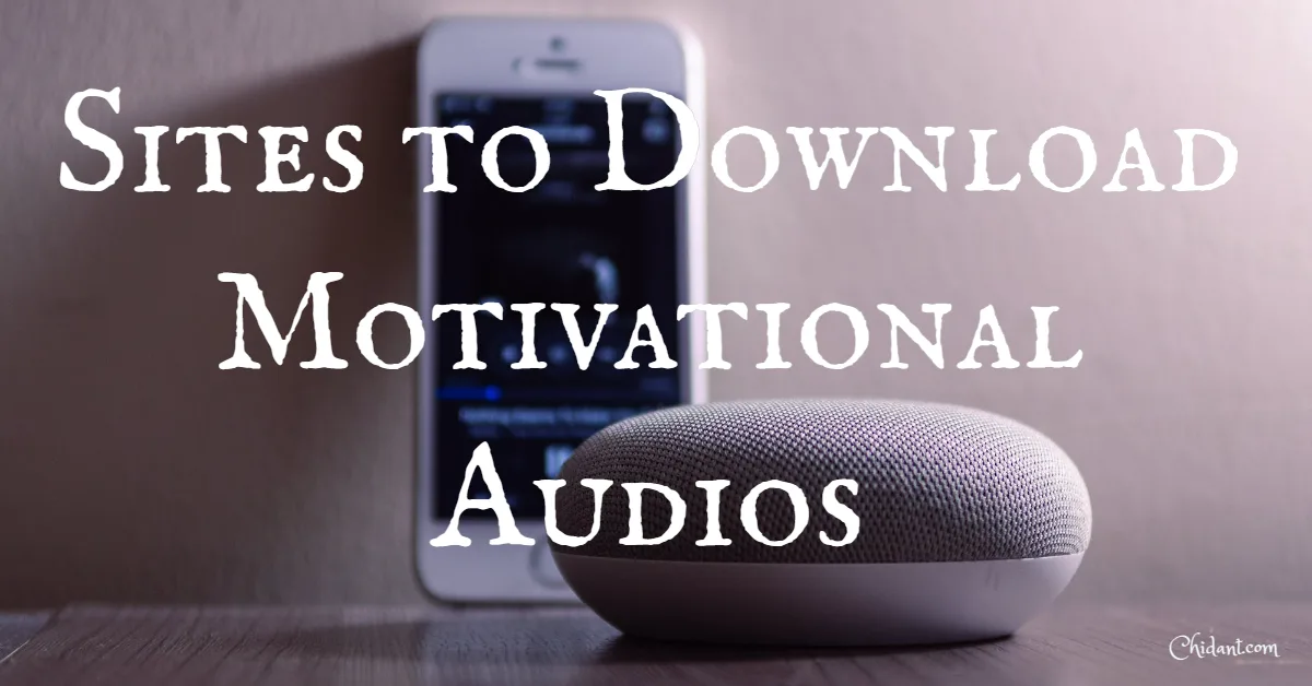 Sites to Download Motivational Audios