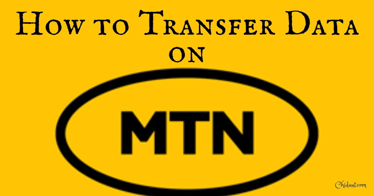 How to Transfer Data on MTN