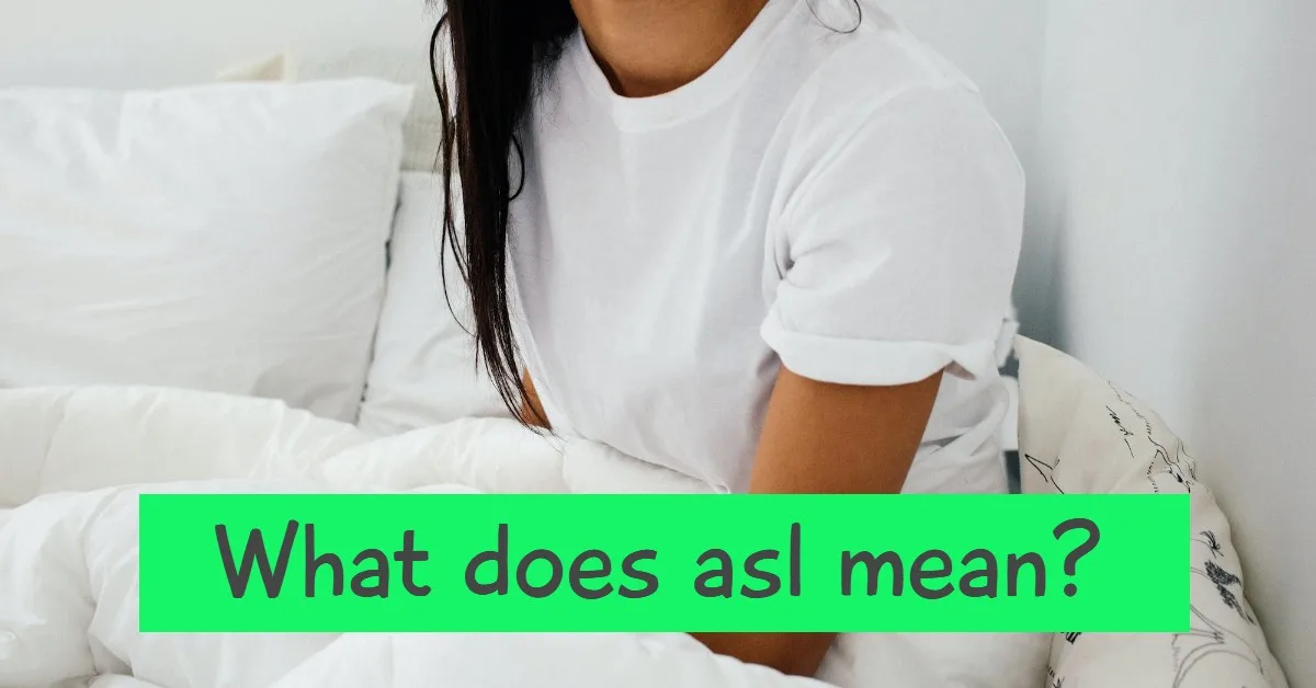 What does asl mean?