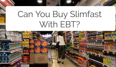 Can You Buy Slimfast With EBT?