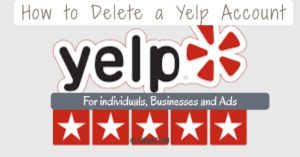 How to Delete a Yelp Account