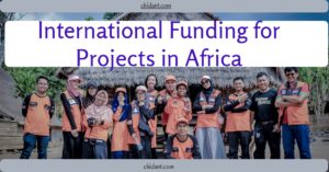 International funding for projects in Africa