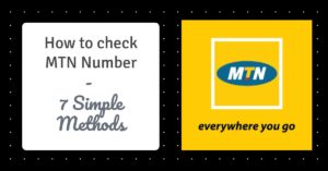 How to Check my MTN Nigeria Number