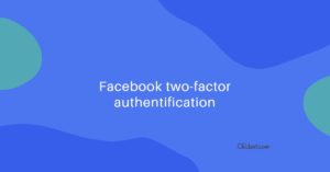 Facebook Two-Factor Authentification
