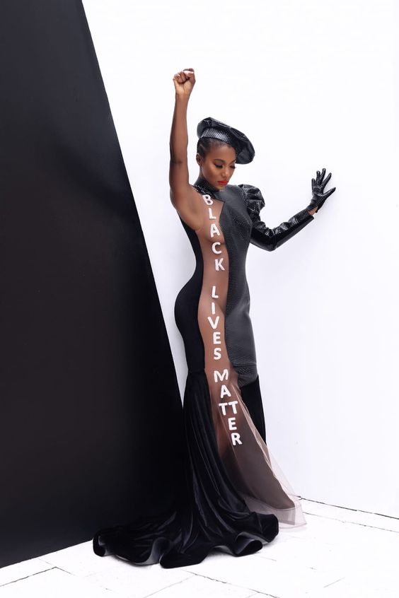 Black Lives Matter prom dress