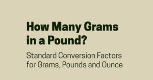 How many grams in a pound?