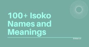 Isoko names and meanings.