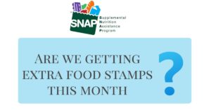 Are we getting extra food stamps this month?